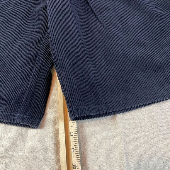 Vintage Solo Semore Shorts Mens 30 Blue Corduroy Made in USA Surf Skate NWT Logo - Picture 10 of 11